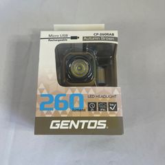 ☆フォローで全商品5％オフ☆GENTOS  LED HEADLIGHT 260 lumens  /CP-260RAB