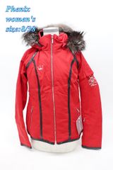 Phenix フェニックス レディース スキージャケット メッシュポーチ付き 8/38 レッド EPWB1065 スポーツ R2507-107