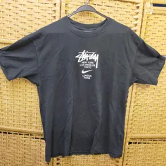 Nike × Stussy ナイキ ステューシー コラボTシャツ 半袖 ブラック Mサイズ E07-20250828-04