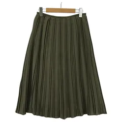 UNTITLED   アンタイトル   プリーツスカート size2/カーキ