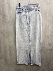 ADAM ET ROPE アダムエロペ サステナブル デニムマキシスカート size36/水色 ■■レディース