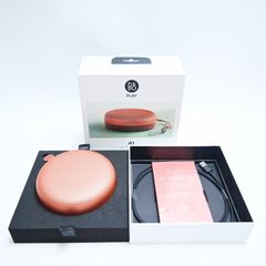 T06-t021 美品/動作確認済 Bang & Olufsen バングアンドオルフセン Beoplay A1 ポータブルBluetoothスピーカー タンジェリンレッド 限定色のサムネイル
