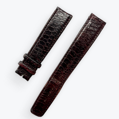 【中古品 時計ベルト】CALABRESE　純正バンド　18ｍｍ/16ｍｍ　赤茶