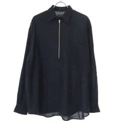 COMOLI ハーフジップシャツ　2016FW COMOLI 縮絨ウール ハーフジップシャツ | Less Higashikawa