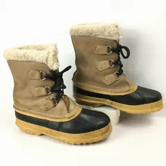 SOREL/ソレル　size5　22.0-22.5程度　Vintage カナダ製　スノーブーツ　ライナー付き〈ブラウン/茶/BROWN〉　Boots/Shoes〕菅No.T31
