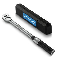 GOYOJO トルクレンチ プレセット型 差込角(1/2 インチ) 40-220N.m 両回転対応 トルク精度 ±3% 自動車用、自電車、オートバイ、機械の整備 タイヤ交換 作業工具 （ 40-220N.m ）