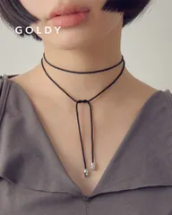 GOLDY ゴールディ ニュアンス メタル コード チョーカー 3250507【メール便可】