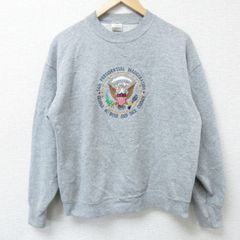 ○古着 Patriots パトリオッツ グレー スウェットトレーナーベース 