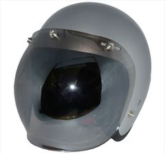 新品！ ZK-380スモールジェット【メタリックシルバー】+スモークミラーバブル（劣化防止UVカット＆キズに強いハードコート加工済）SG公認 PSC認可 全排気量対応 盗難防止金属ホルダー 社外シールド装着可能！フリーサイズ(57～60㎝) 
