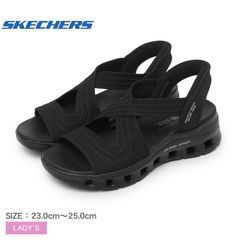 スケッチャーズ サンダル 119557 レディース （W）グライドステップ プロ エブリデイ グライド SKECHERS カラー:ブラック 品番：16640781
