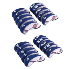 アイアン カバー 10点セット 番手付 アメリカ イギリスデザイン ネオプレーン