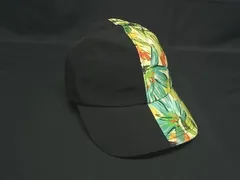 ■美品■ LANVIN en Bleu ランバンオンブルー コットン×ナイロン ベースボールキャップ 帽子 表記サイズ M ブラック系 DJ1985のサムネイル