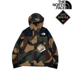 ノースフェイス マウンテンジャケット US限定 黒 迷彩 180915
