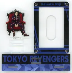 【中古】フォトフレーム・アルバム 場地圭介 アクスタ付きカードスタンド 「東京リベンジャーズ×Tカード」