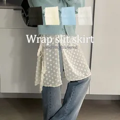 レースラップスカート ラップスカート ロングチュールスカート 巻きスカート トレンドアイテム 韓国風 グランジスタイル バレエコア y2k レイヤード 大きいサイズ チュール レディース 刺繍 透け感