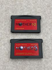 MOTHER 1+2 & MOTHER 3 　ゲームボーイアドバンス　2点
