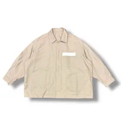 参考上代40700円 Graphpaper 21AW Double Plain Weave Jacket ダブルプレーンウェーブジャケット ブルゾン グラフペーパー GM213-20122 ベージュ 2 1283M6のサムネイル