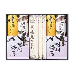 稲庭うどん詰合せ　SIN-CE　稲庭うどん　あごだし　すりごま　味付海苔　贈り物　お中元　お歳暮　お返し　うどん　ごま　海苔　お礼　お供え　香典返し　食品