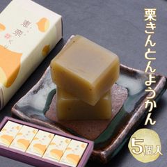 恵奈くり 栗きんとんようかん 5入 【恵那栗工房 良平堂】