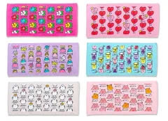 オクタニコーポレーション　おえかきさん　フェイスタオル　　らぶさん　ぷりんせすさん　しぇいくさん　しまえながさんグレー　めんだこさんピンクのサムネイル