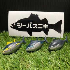 値下げ！シーバスニキステッカー♪15センチ　〇〇ニキシリーズ！お魚ステッカー♪