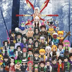 【新品未使用】鬼滅の刃 レゴ LEGO 互換 ミニフィグ 40体セット