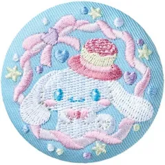 【中古】食玩 雑貨 14.シナモロール2 「サンリオキャラクターズ 刺繍缶バッジ付きビスケット2」