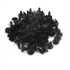uxcell リベット 5×4mm穴 径プラスチック カー プッシュ ピン トリム リテーナー クリップ 100個入り