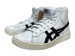 ASICS (アシックス) GEL-PTG MT ゲル ポイントゲッター ハイカットスニーカー Hl7W4-0190 23cm US4.5 ホワイト×ブラック レディース/043
