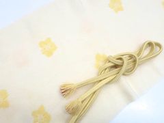 【京松】リサイクル着物 和装小物 帯締め帯揚げセット 角組 撚房 絞り ちりめん 帯締 帯揚 kyo7w06-508