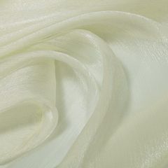 新品 約1.5m×2m 生地 無地 オーガンジー 手芸 流水紋 用 カラー 布 選べる17色 (アイボリー) moonfarm
