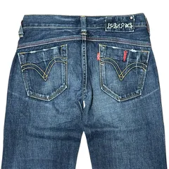 LEVI'S LADY STYLE LP993-0001 日本製 ローライズ ルーズ ストレートデニム インディゴ サイズ26 レディースXS リーバイス