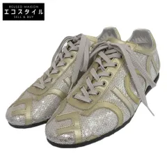 DOLCE&GABBANA ドルチェアンドガッバーナ スパンコール ローカット スニーカー シューズ メンズ シルバー×ゴールド 8 CAA190 8のサムネイル
