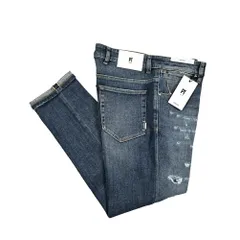 PT TORINO DENIM ピーティートリノデニム / REGGAE デニム テーパードジーンズ ストレッチ ダメージ加工 ウォッシュドブルー 417442のサムネイル
