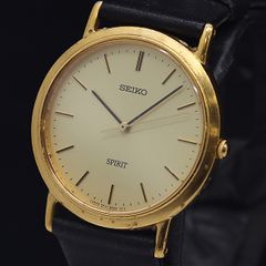 極美品】 SEIKO SPIRIT 5E21-6C00 1997年製 薄型 - メルカリ