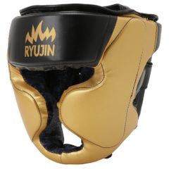 TOP KING BOXING ヘッドギア ブラック ゴールド - メルカリ