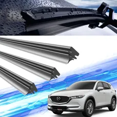 CX-5 KF系 替えゴム 適合サイズ 純正互換品 交換セット 天然ゴム  運転席 助手席 リア 3本セットKF2P KF5P KFEP H29.2~(2017.2~) WeCar