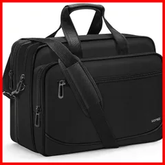 【在庫セール】[HOMIEE] ビジネスバッグ メンズ PCバッグ 17インチ ブリーフケース 2way 大容量 マチ拡張可能 パソコンバッグ Ａ4 ＰＣ対応バッグ ショルダーバッグ 自立 リクルート 就活 ビジネス 通勤 通学 出張 ブラック 父の日