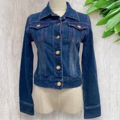 TRALALA トゥララ Gジャン デニムジャケット ピンクステッチ