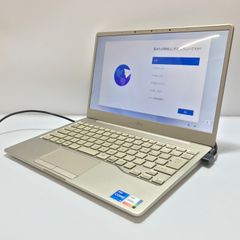 ■店頭展示モデル未使用品 富士通ノートパソコン Office2021付き LIFEBOOK CH75/F3 ベージュゴールド （Corei5-1135G7 / 8GB / 256GB）天板色ムラあり