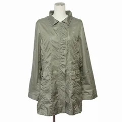 エヴェックス バイ クリツィア EVEX by KRIZIA コート ジャケット 比翼 薄手 ポリエステル 42 グレーのサムネイル