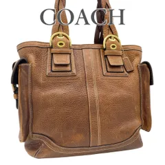 COACH 10049 ハンドバッグ 本革 A4 ブラウン 1641A