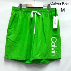 新入荷!!【日本未発売】Calvin Klein カルバンクライン グリーン/Mショートパンツ 海パン 水着 メンズ ボードショーツ スイムショーツ サーフパンツ スイムウェア