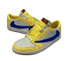 ジョーダン JORDAN  Nike AJ1 Canary トラヴィススコット × ナイキ ウィメンズ エアジョーダン1 レトロ ロー OG カナリー DZ4137-700 メンズ靴 スニーカー イエロー 28.5cm 101-shoes1757