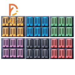 ニックス KNICKS ベルトループ ALU-15 6枚入りBOXセット ブラック レッド ゴールド ブルー グリーン バイオレット(パープル)