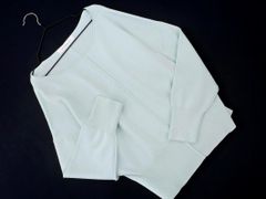 M-PREMIER エムプルミエ ボートネック ニット セーター size36/ミント ■◇ レディース