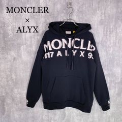 11676【美品・QR鑑定済み】モンクレール 希少XLサイズ刺繍ロゴパーカー