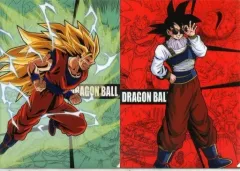 【中古】クリアファイル 孫悟空(サングラス)＆超サイヤ人3孫悟空 描き下ろしクリアA4ファイル～孫悟空ヒストリー～(2枚セット) 「一番くじ ドラゴンボール 超戦士バトル列伝Z」 K賞