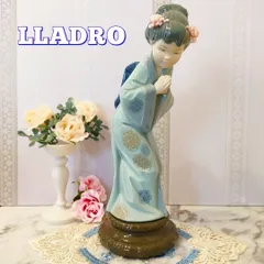 リヤドロ LLADRO 着物 和傘 和装 扇子 陶器 置物 人形 女の子 女性-