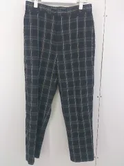◇ JOURNAL STANDARD relume ジャーナルスタンダード チェック パンツ サイズ38 ブラック グレー ホワイト系 レディース  【中古】 【1203310004679】